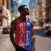 Custom Afro-Haiti Football Men Tank Top It's In My DNA - Wonder Print Shop