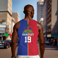 Custom Afro-Haiti Football Men Tank Top It's In My DNA - Wonder Print Shop