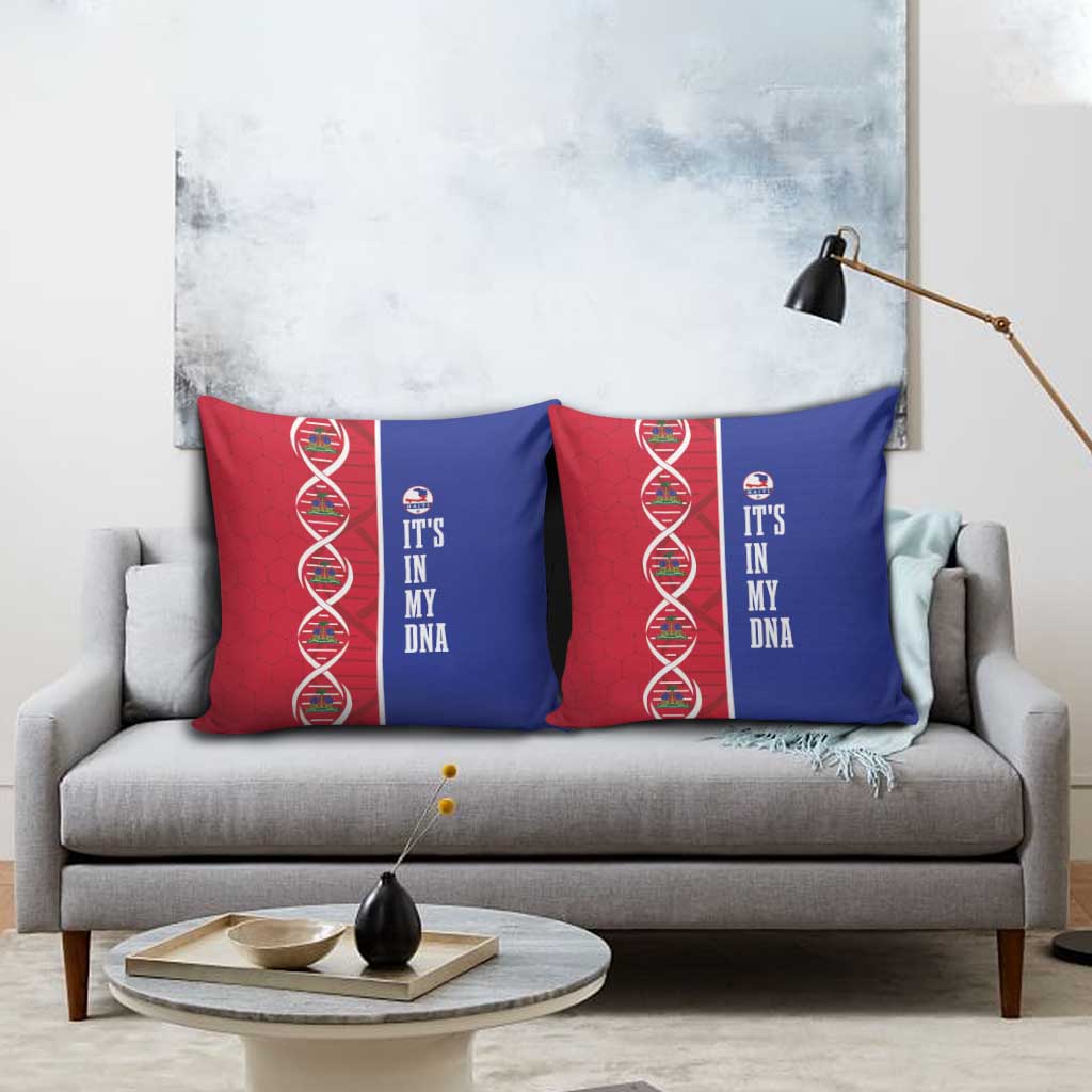 Afro-Haiti Football Pillow Cover It's In My DNA - Wonder Print Shop