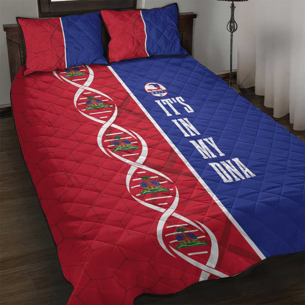 Afro-Haiti Football Quilt Bed Set It's In My DNA - Wonder Print Shop