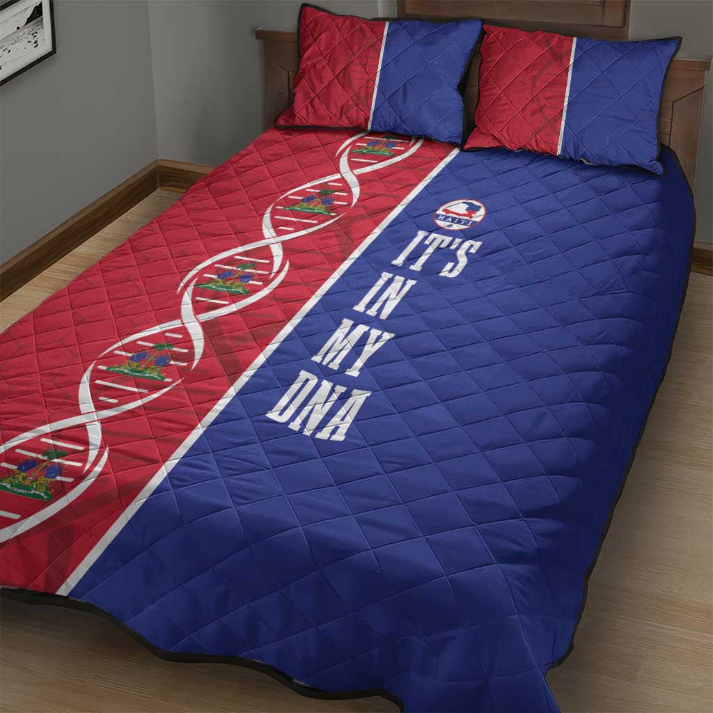 Afro-Haiti Football Quilt Bed Set It's In My DNA - Wonder Print Shop