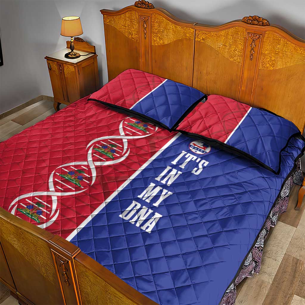 Afro-Haiti Football Quilt Bed Set It's In My DNA - Wonder Print Shop