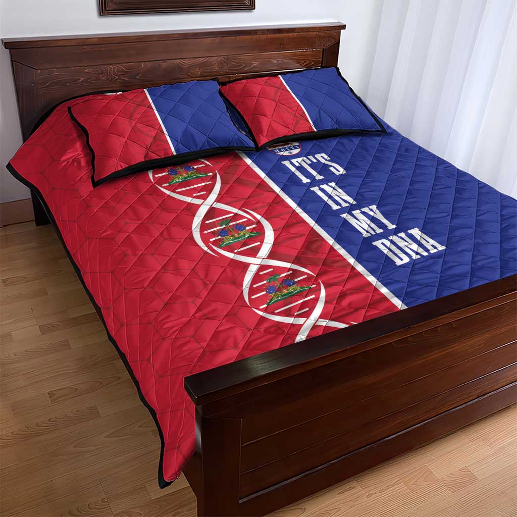 Afro-Haiti Football Quilt Bed Set It's In My DNA - Wonder Print Shop
