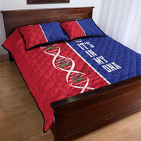 Afro-Haiti Football Quilt Bed Set It's In My DNA - Wonder Print Shop