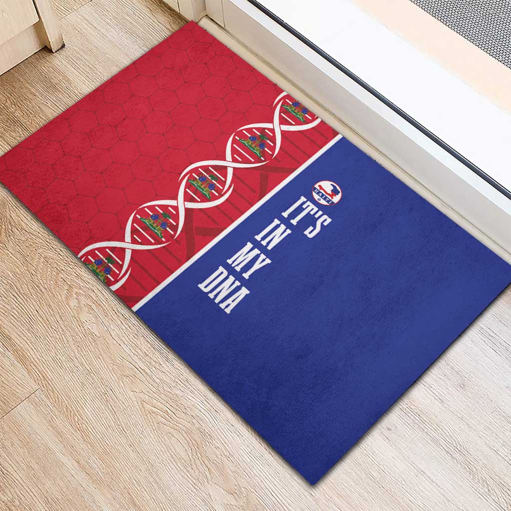 Afro-Haiti Football Rubber Doormat It's In My DNA - Wonder Print Shop
