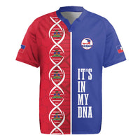 Custom Afro-Haiti Football Rugby Jersey It's In My DNA LT19