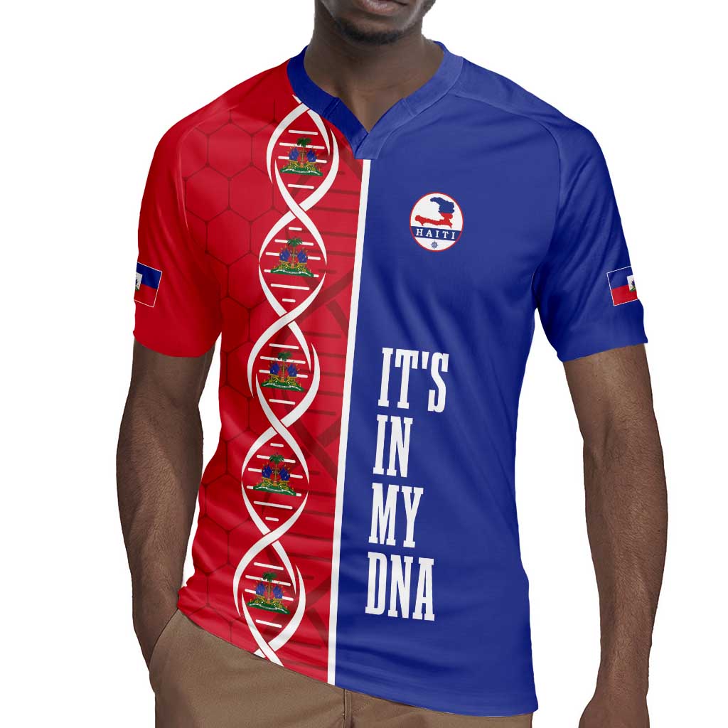 Custom Afro-Haiti Football Rugby Jersey It's In My DNA LT19