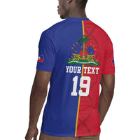 Custom Afro-Haiti Football Rugby Jersey It's In My DNA LT19