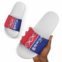 Afro-Haiti Football Slide Sandals It's In My DNA - Wonder Print Shop