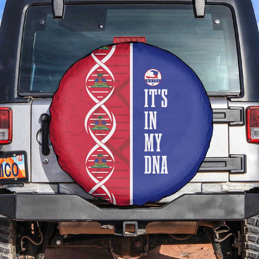 Afro-Haiti Football Spare Tire Cover It's In My DNA - Wonder Print Shop