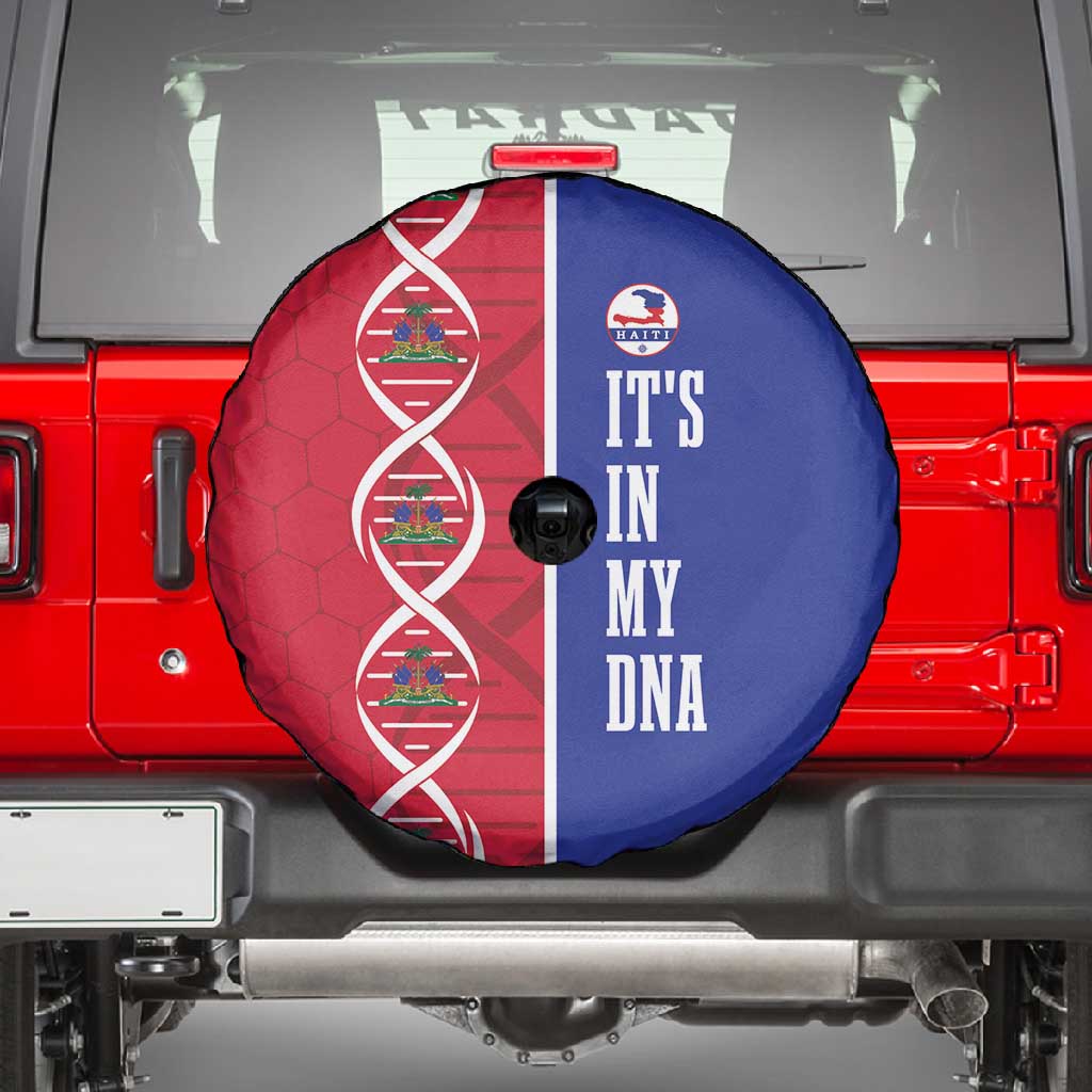 Afro-Haiti Football Spare Tire Cover It's In My DNA - Wonder Print Shop