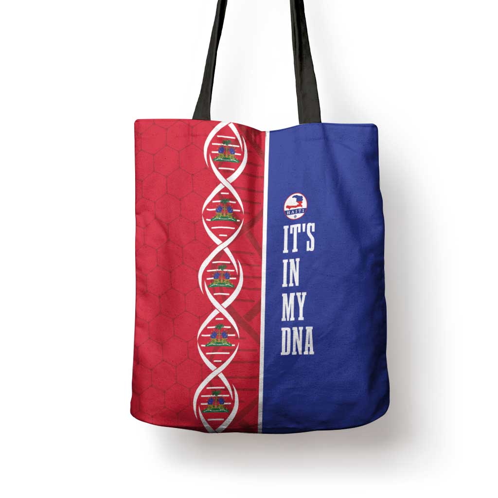 Afro-Haiti Football Tote Bag It's In My DNA - Wonder Print Shop
