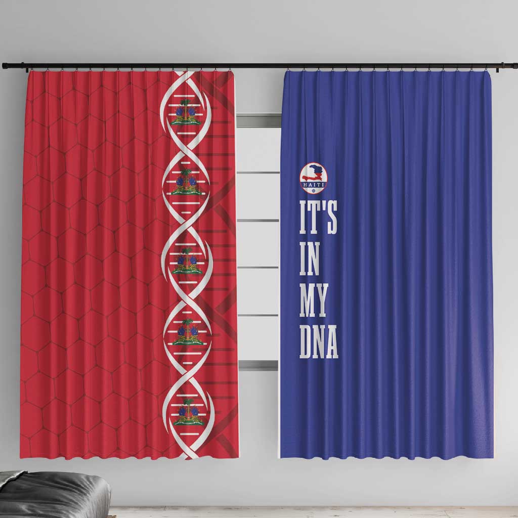 Afro-Haiti Football Window Curtain It's In My DNA - Wonder Print Shop