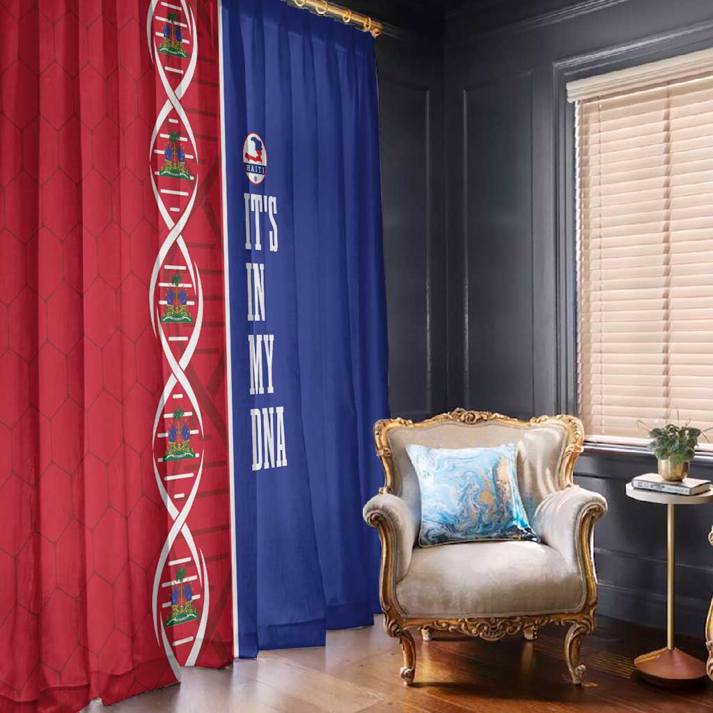 Afro-Haiti Football Window Curtain It's In My DNA - Wonder Print Shop