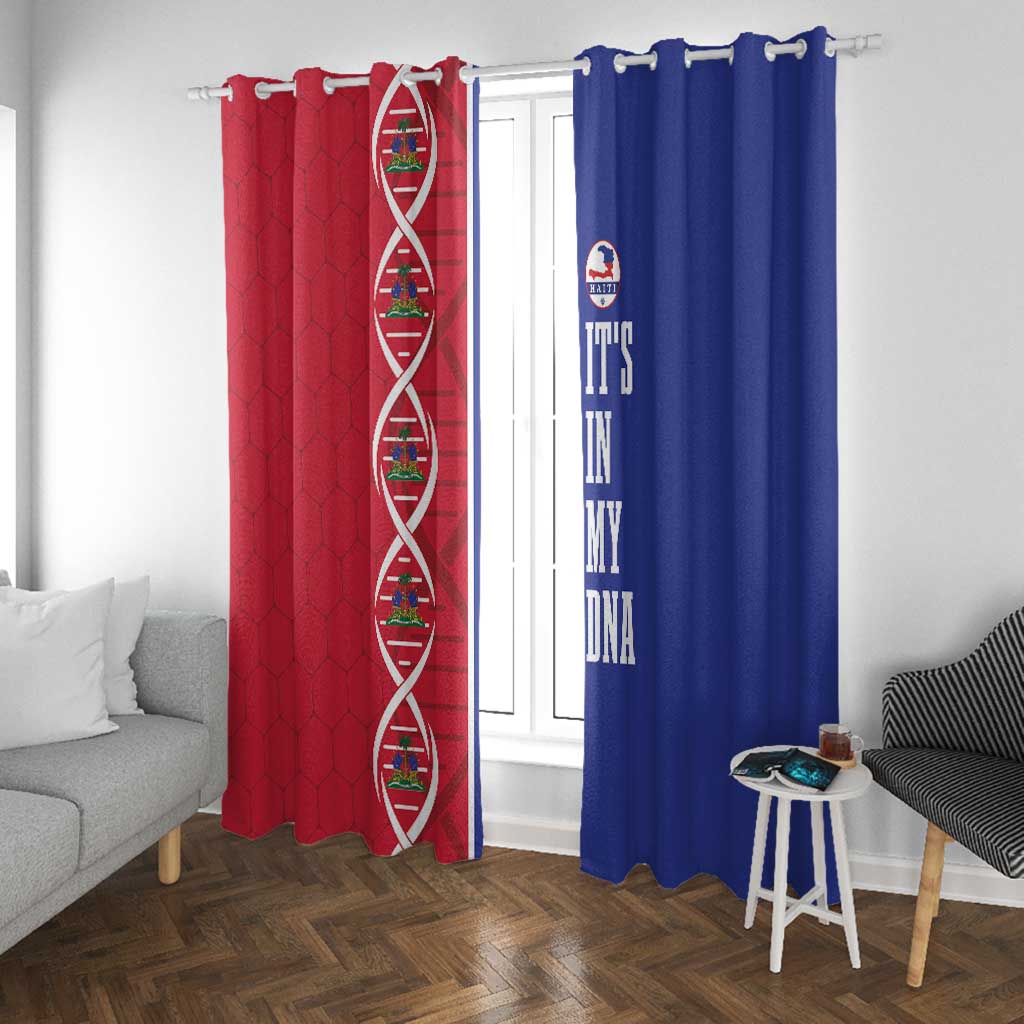 Afro-Haiti Football Window Curtain It's In My DNA - Wonder Print Shop