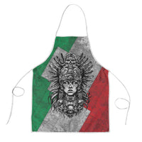 Mexico Aztec Warrior Goddess Apron Aztec Tribal Skull Tricolor Armor