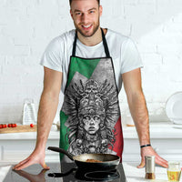 Mexico Aztec Warrior Goddess Apron Aztec Tribal Skull Tricolor Armor