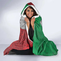 Mexico Aztec Warrior Goddess Hooded Blanket Aztec Tribal Skull Tricolor Armor