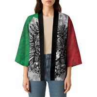 Mexico Aztec Warrior Goddess Kimono Aztec Tribal Skull Tricolor Armor