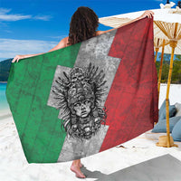 Mexico Aztec Warrior Goddess Sarong Aztec Tribal Skull Tricolor Armor