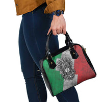 Mexico Aztec Warrior Goddess Shoulder Handbag Aztec Tribal Skull Tricolor Armor