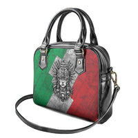 Mexico Aztec Warrior Goddess Shoulder Handbag Aztec Tribal Skull Tricolor Armor