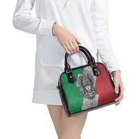Mexico Aztec Warrior Goddess Shoulder Handbag Aztec Tribal Skull Tricolor Armor