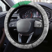 Mexico Aztec Warrior Goddess Steering Wheel Cover Aztec Tribal Skull Tricolor Armor