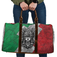 Mexico Aztec Warrior Goddess Travel Bag Aztec Tribal Skull Tricolor Armor