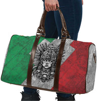 Mexico Aztec Warrior Goddess Travel Bag Aztec Tribal Skull Tricolor Armor