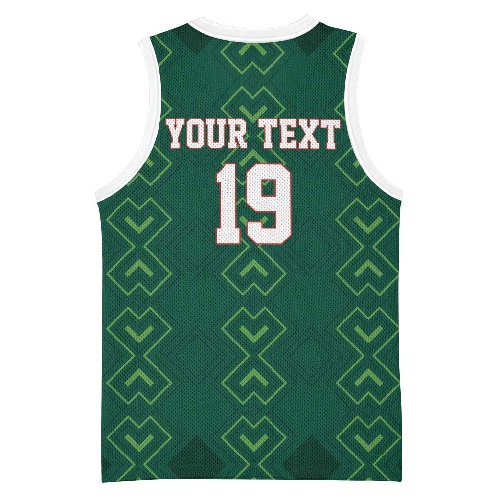 Custom Mexico Football Basketball Jersey Go Champions Mexico