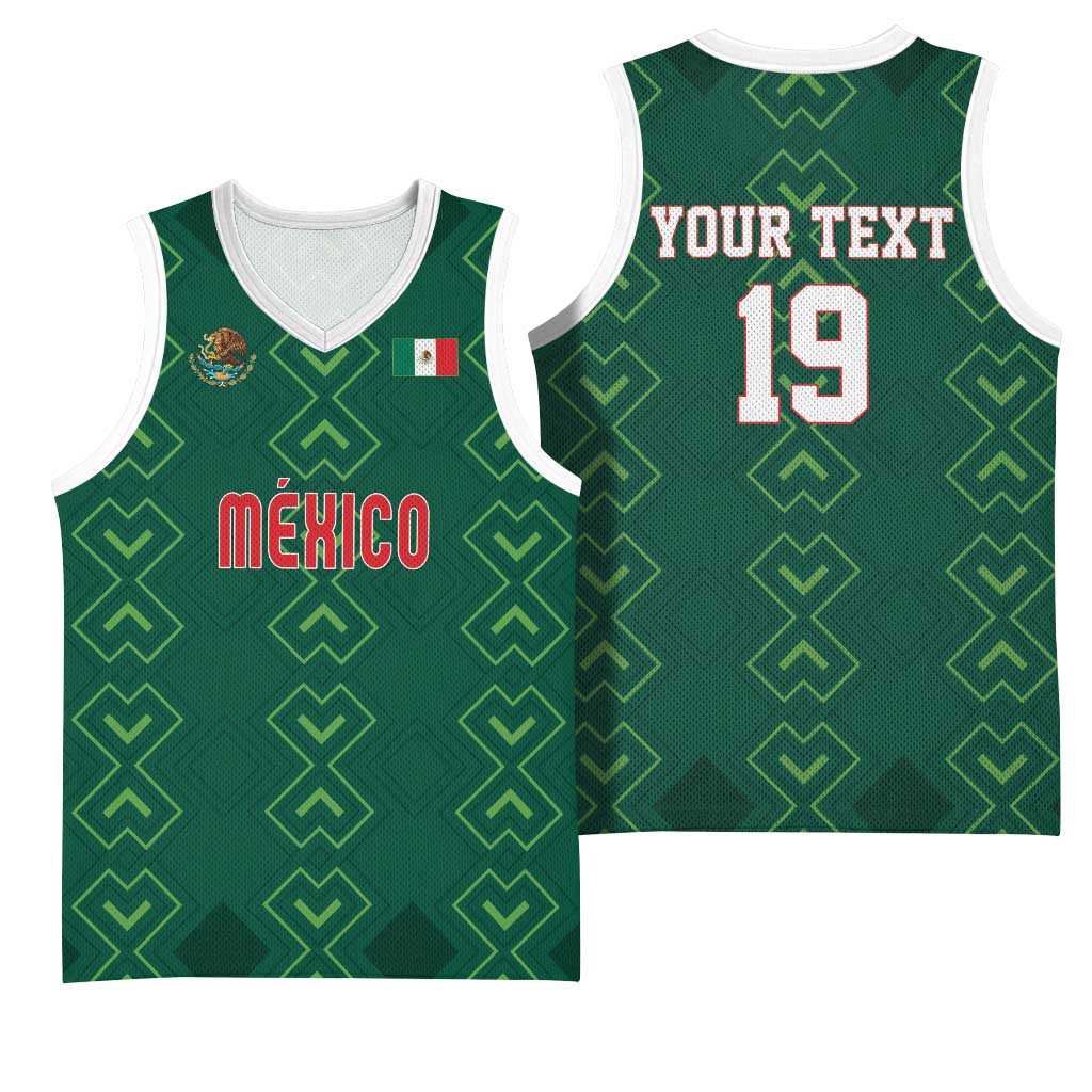 Custom Mexico Football Basketball Jersey Go Champions Mexico