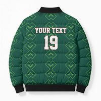 Custom Mexico Football Bomber Puffer Jacket Go Champions Mexico