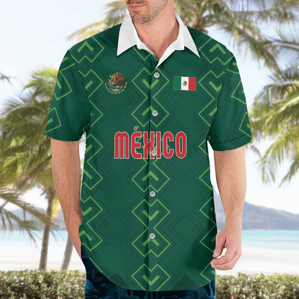 Custom Mexico Football Hawaiian Shirt Go Champions Mexico