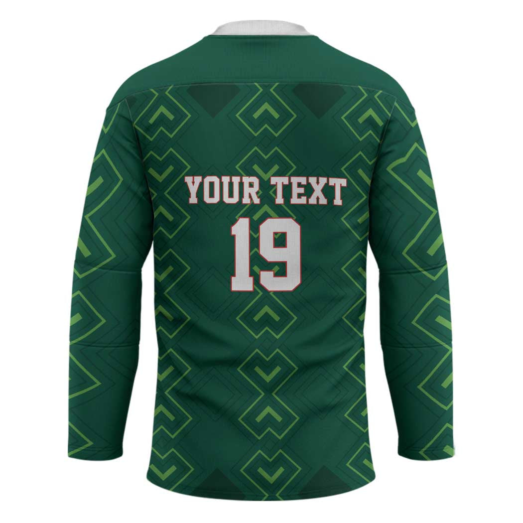 Custom Mexico Football Hockey Jersey Go Champions Mexico
