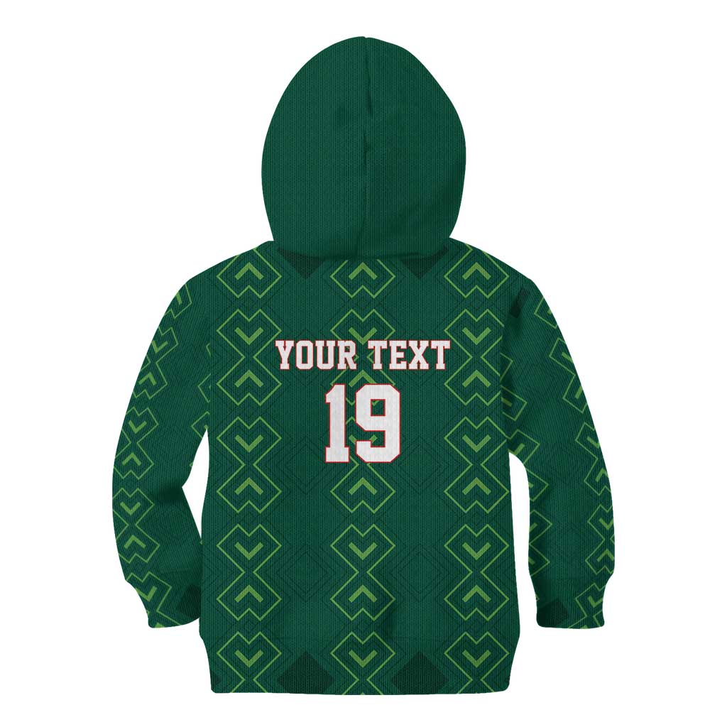 Custom Mexico Football Kid Hoodie Go Champions Mexico