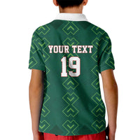 Custom Mexico Football Kid Polo Shirt Go Champions Mexico