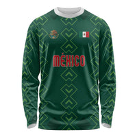 Custom Mexico Football Long Sleeve Shirt Go Champions Mexico