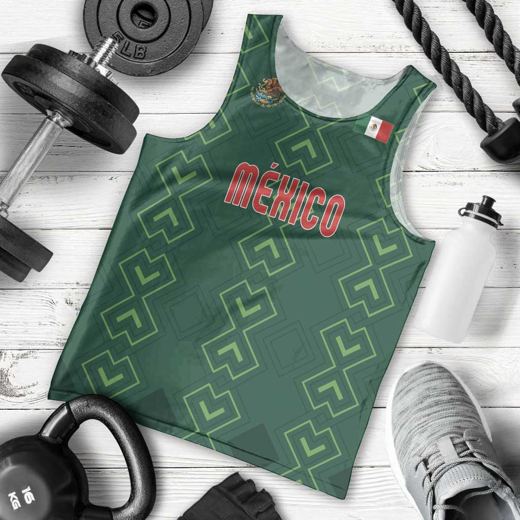 Custom Mexico Football Men Tank Top Go Champions Mexico