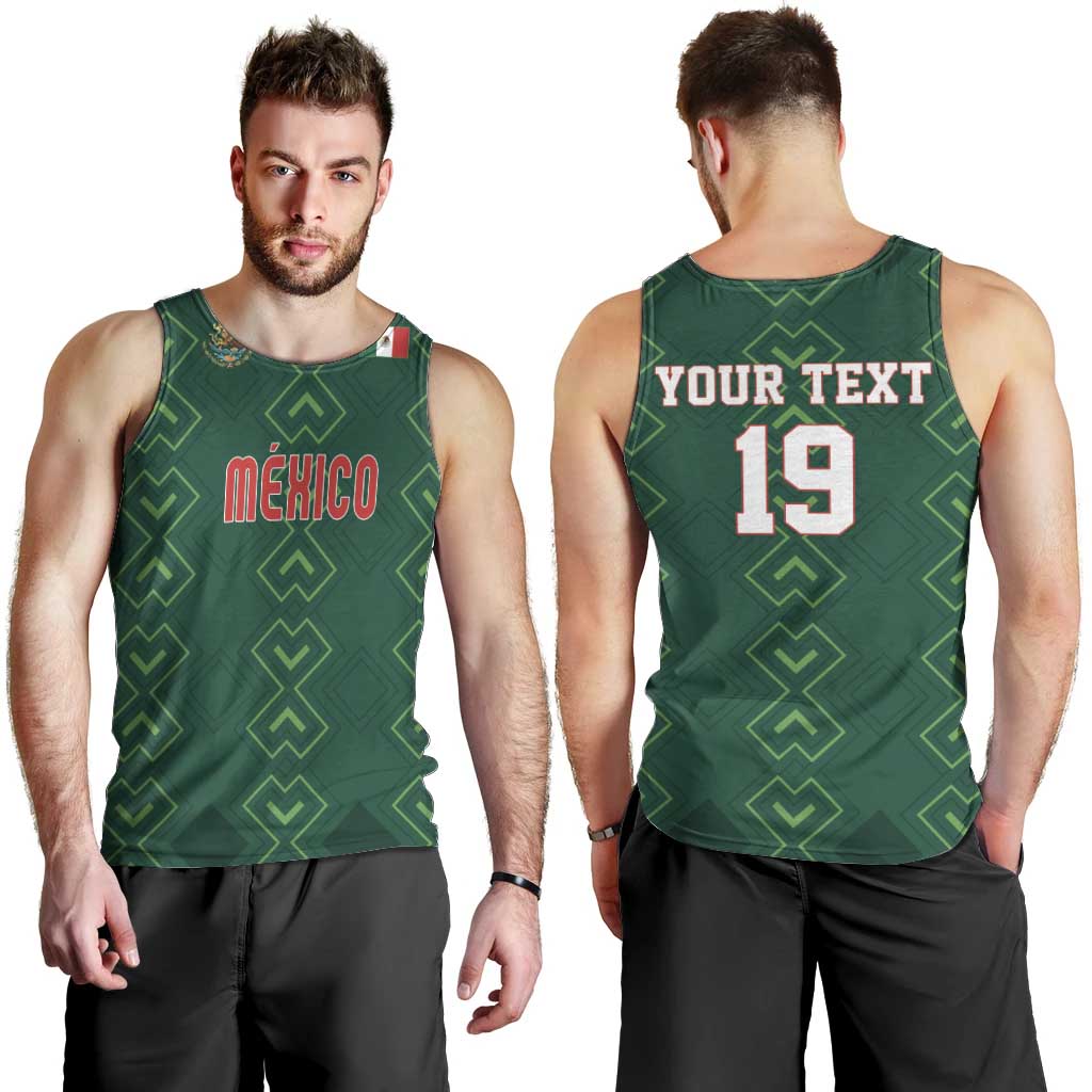 Custom Mexico Football Men Tank Top Go Champions Mexico