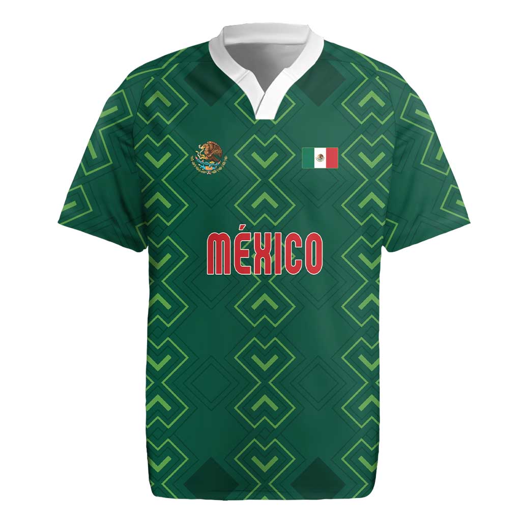 Custom Mexico Football Rugby Jersey Go Champions Mexico