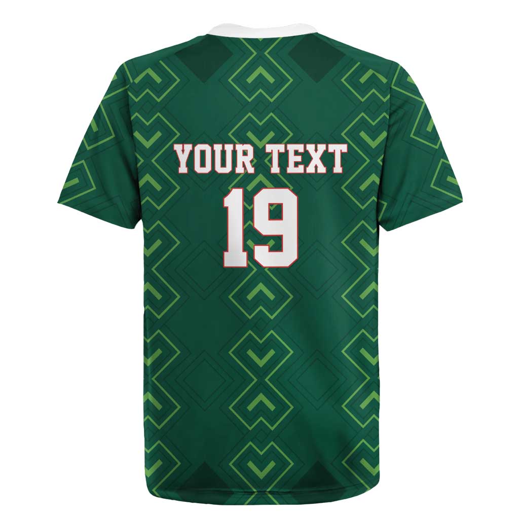 Custom Mexico Football Rugby Jersey Go Champions Mexico