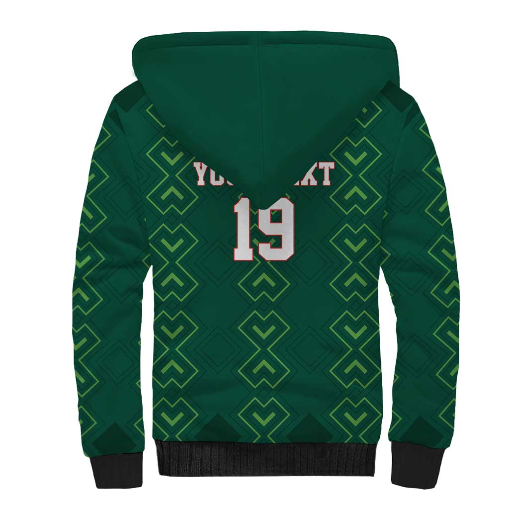 Custom Mexico Football Sherpa Hoodie Go Champions Mexico