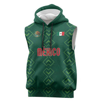Custom Mexico Football Sleeveless Hoodie Go Champions Mexico