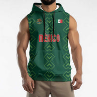 Custom Mexico Football Sleeveless Hoodie Go Champions Mexico
