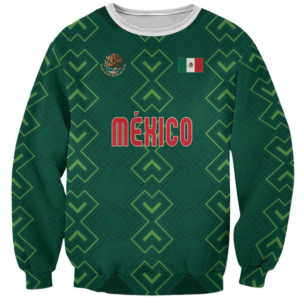 Custom Mexico Football Sweatshirt Go Champions Mexico