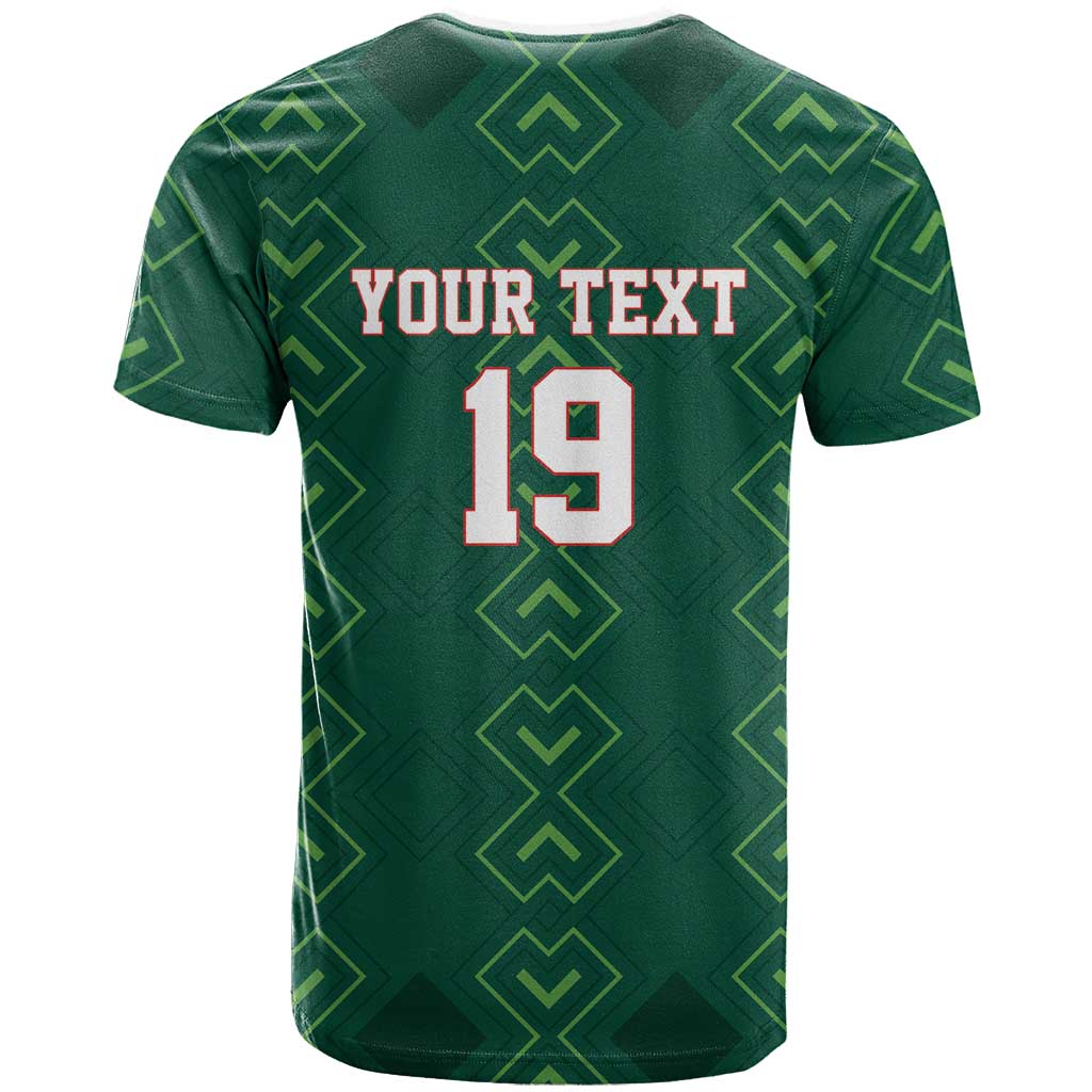 Custom Mexico Football T Shirt Go Champions Mexico