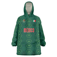 Custom Mexico Football Wearable Blanket Hoodie Go Champions Mexico