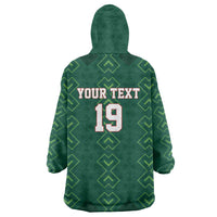 Custom Mexico Football Wearable Blanket Hoodie Go Champions Mexico