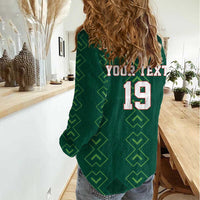 Custom Mexico Football Women Casual Shirt Go Champions Mexico